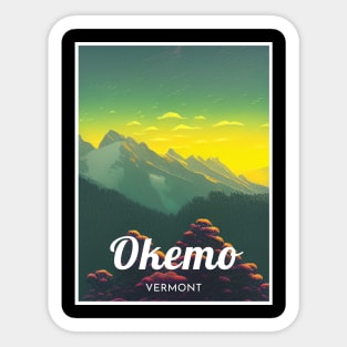 Okemo Vermont United States ski Sticker